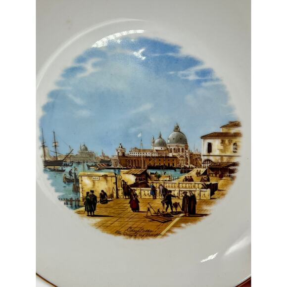 VINTAGE "Scenes of Venice" Collector Plates (4 Total) - Picture 7 of 9